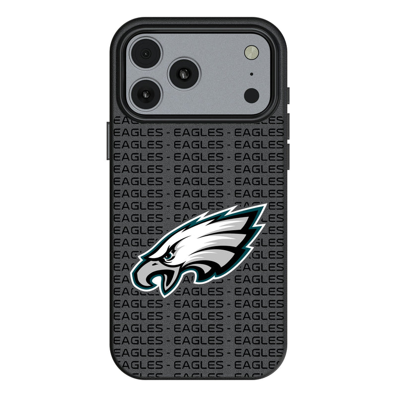 Philadelphia Eagles Text Backdrop iPhone MagSafe Compatible Phone Case for Apple iPhone