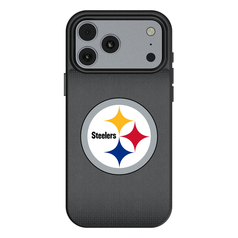 Pittsburgh Steelers Linen iPhone MagSafe Compatible Phone Case for Apple iPhone