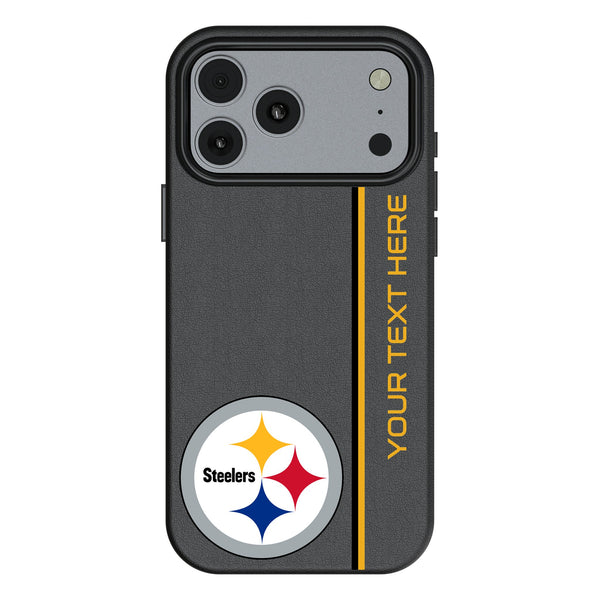 Pittsburgh Steelers Personalized Sidebard iPhone MagSafe Compatible Phone Case for Apple iPhone