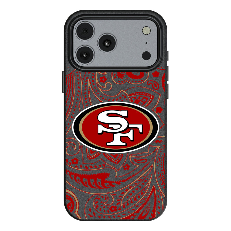 San Francisco 49ers Paisley iPhone MagSafe Compatible Phone Case for Apple iPhone