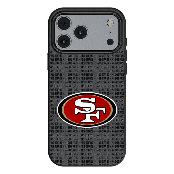 San Francisco 49ers Text Backdrop iPhone MagSafe Compatible Phone Case for Apple iPhone
