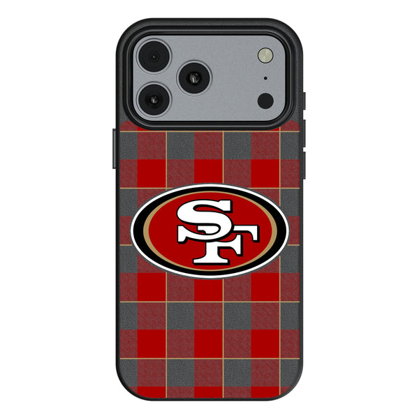 San Francisco 49ers Plaid iPhone MagSafe Compatible Phone Case for Apple iPhone