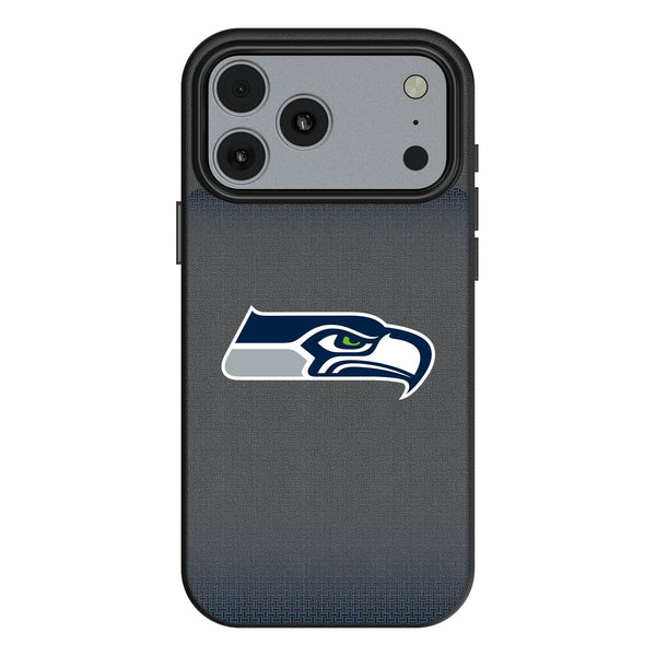 Seattle Seahawks Linen iPhone MagSafe Compatible Phone Case for Apple iPhone