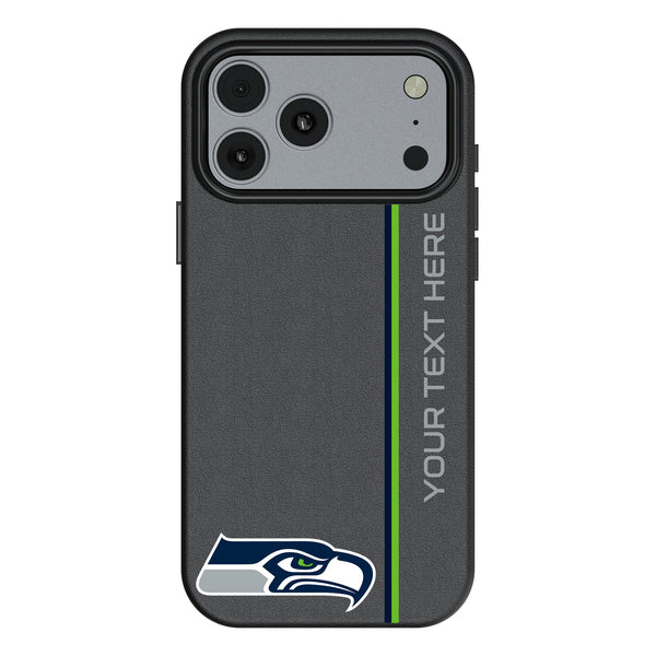 Seattle Seahawks Personalized Sidebard iPhone MagSafe Compatible Phone Case for Apple iPhone