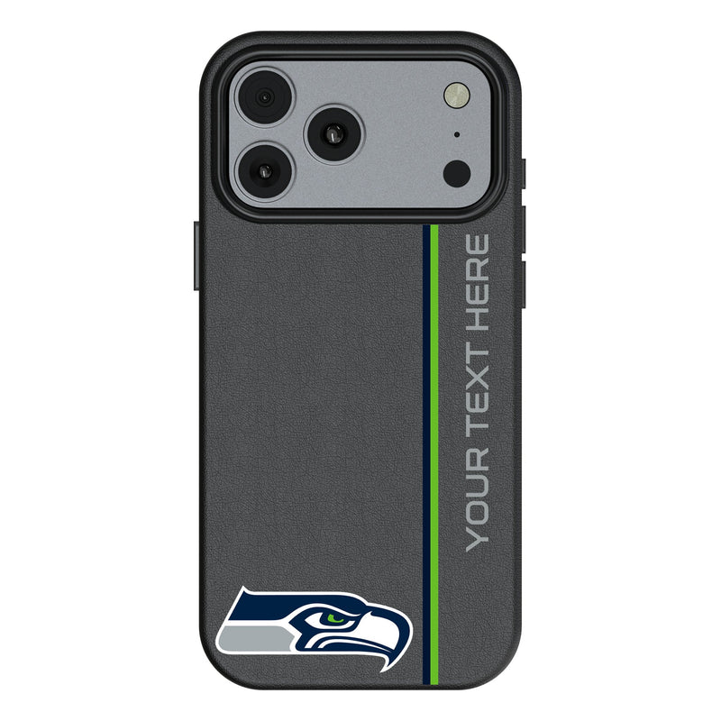 Seattle Seahawks Personalized Sidebard iPhone MagSafe Compatible Phone Case for Apple iPhone