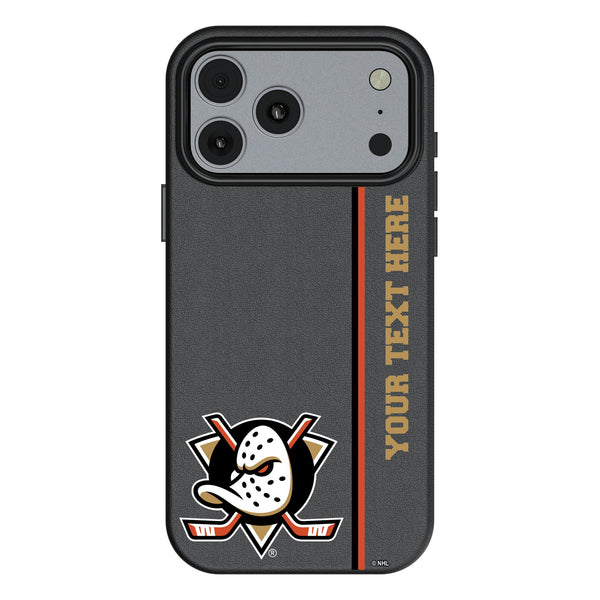 Anaheim Ducks Personalized Sidebard iPhone MagSafe Compatible Phone Case for Apple iPhone