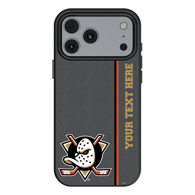 Anaheim Ducks Personalized Sidebard iPhone MagSafe Compatible Phone Case for Apple iPhone