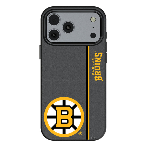 Boston Bruins Sidebar iPhone MagSafe Compatible Phone Case for Apple iPhone