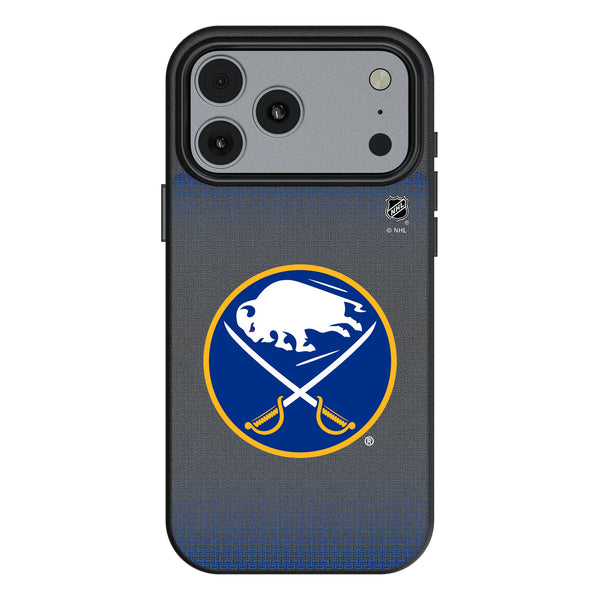 Buffalo Sabres Linen iPhone MagSafe Compatible Phone Case for Apple iPhone