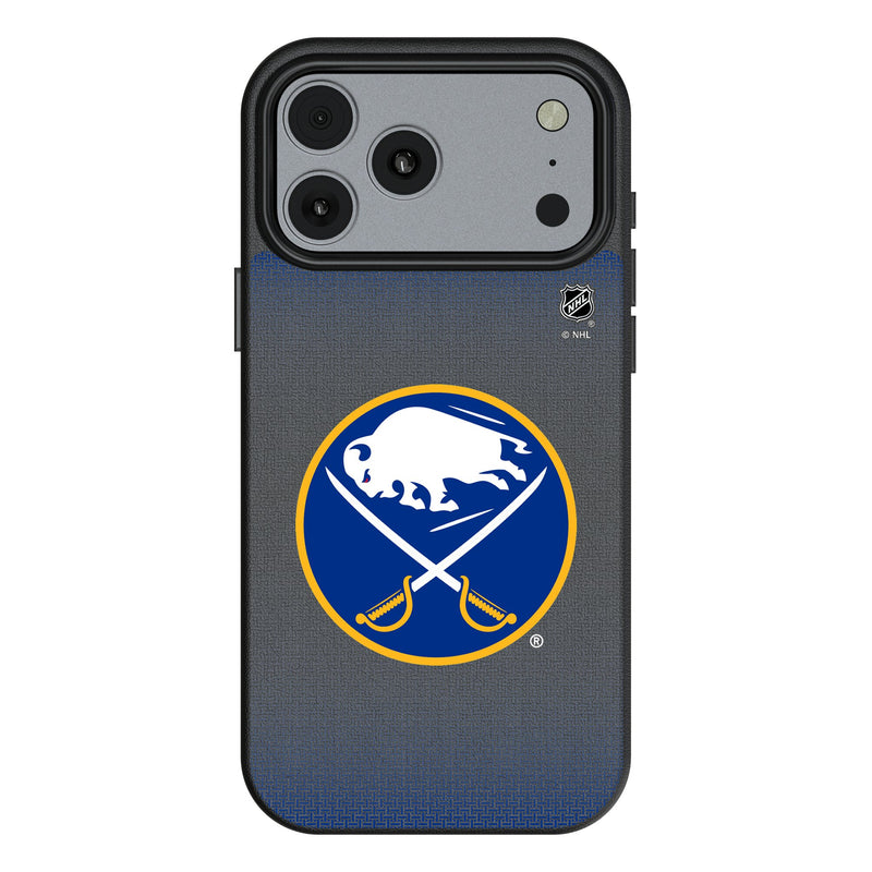 Buffalo Sabres Linen iPhone MagSafe Compatible Phone Case for Apple iPhone