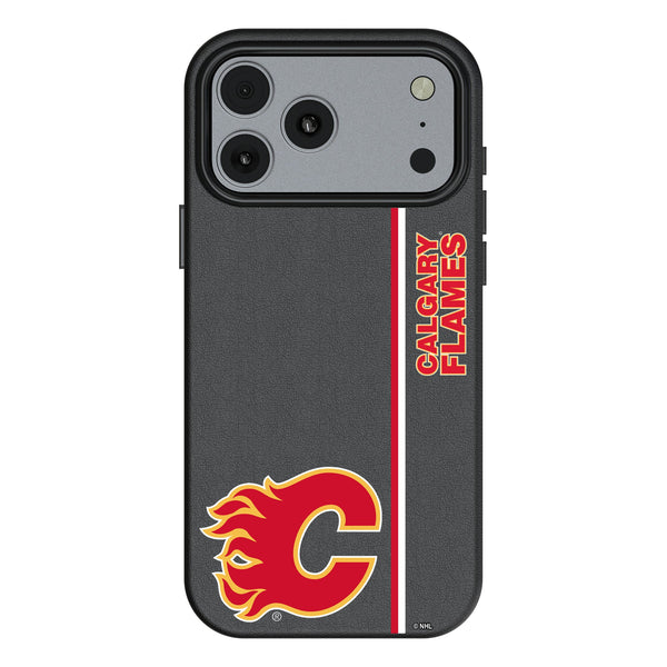 Calgary Flames Sidebar iPhone MagSafe Compatible Phone Case for Apple iPhone