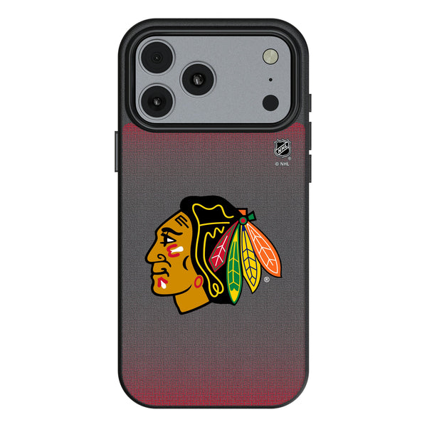 Chicago Blackhawks Linen iPhone MagSafe Compatible Phone Case for Apple iPhone