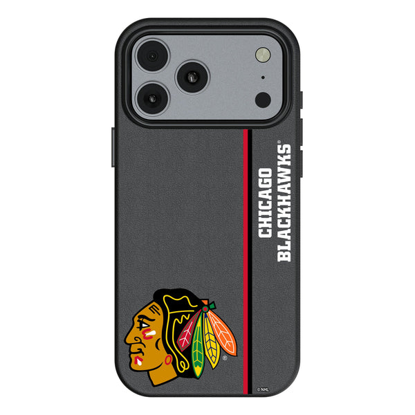 Chicago Blackhawks Sidebar iPhone MagSafe Compatible Phone Case for Apple iPhone