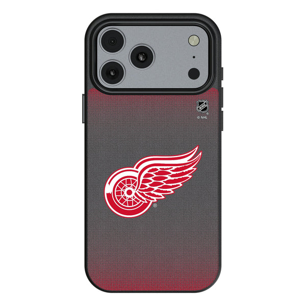 Detroit Red Wings Linen iPhone MagSafe Compatible Phone Case for Apple iPhone