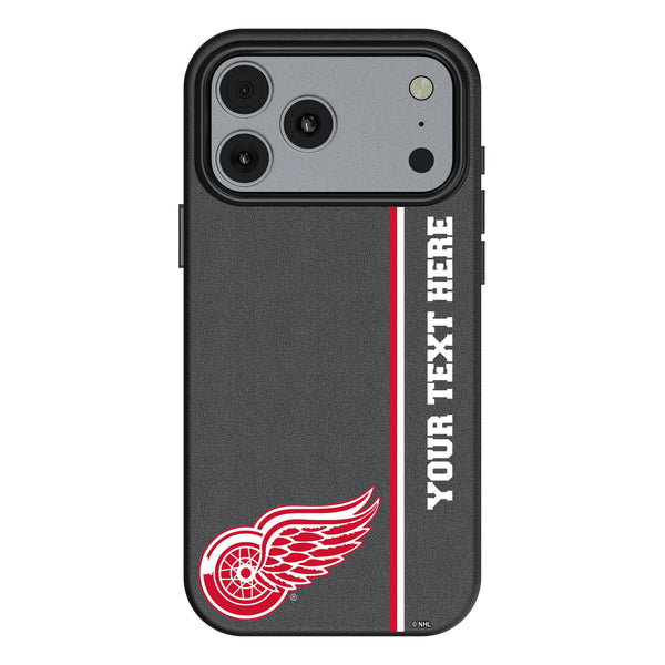 Detroit Red Wings Personalized Sidebard iPhone MagSafe Compatible Phone Case for Apple iPhone