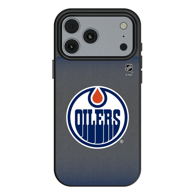 Edmonton Oilers Linen iPhone MagSafe Compatible Phone Case for Apple iPhone