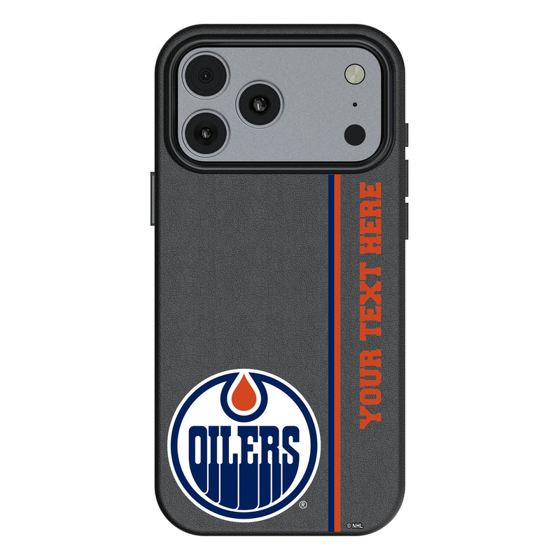 Edmonton Oilers Personalized Sidebard iPhone MagSafe Compatible Phone Case for Apple iPhone