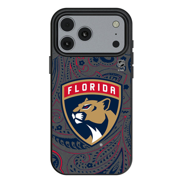 Florida Panthers Paisley iPhone MagSafe Compatible Phone Case for Apple iPhone
