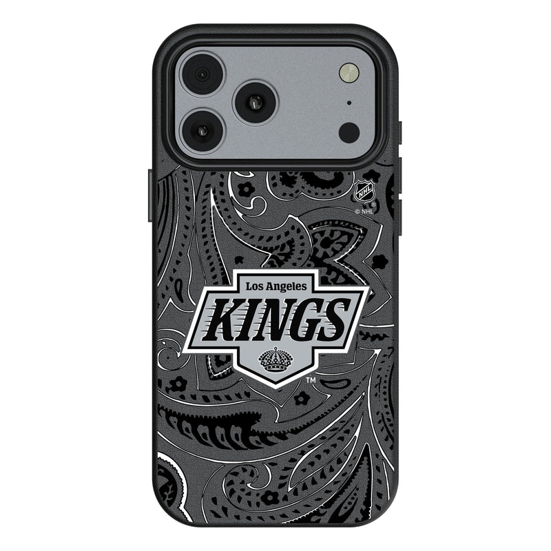 LA Kings Paisley iPhone MagSafe Compatible Phone Case for Apple iPhone