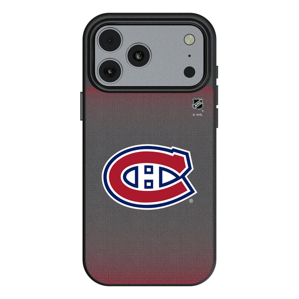 Montreal Canadiens Linen iPhone MagSafe Compatible Phone Case for Apple iPhone