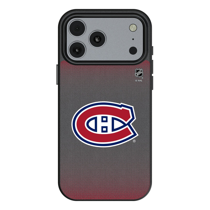 Montreal Canadiens Linen iPhone MagSafe Compatible Phone Case for Apple iPhone