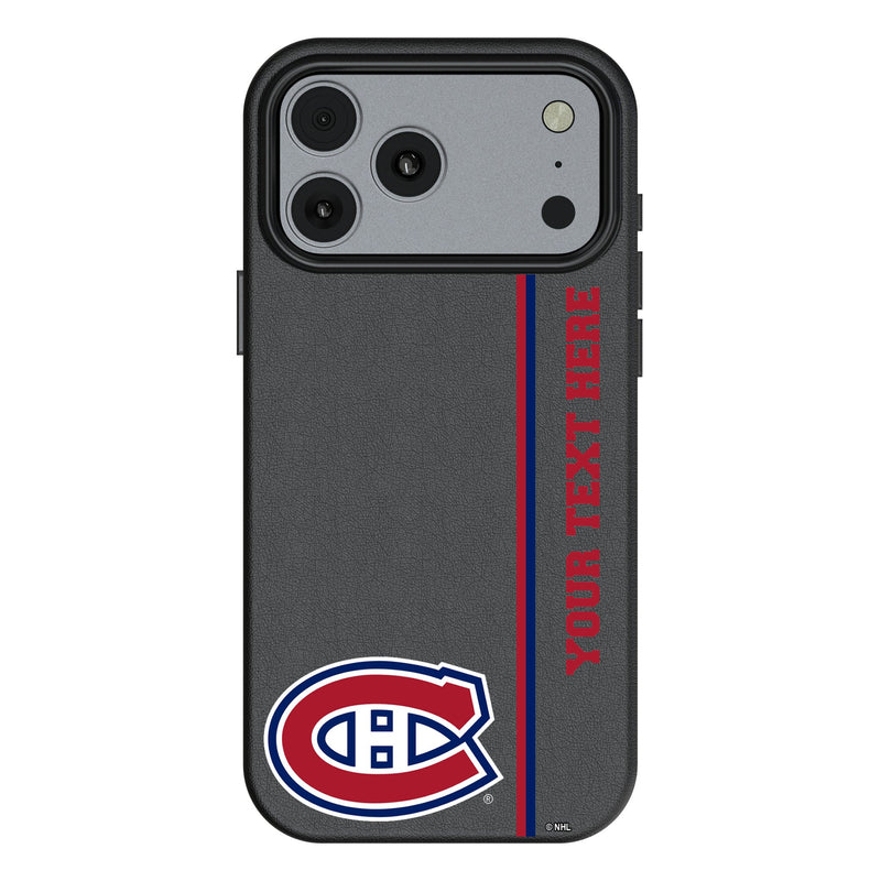 Montreal Canadiens Personalized Sidebard iPhone MagSafe Compatible Phone Case for Apple iPhone
