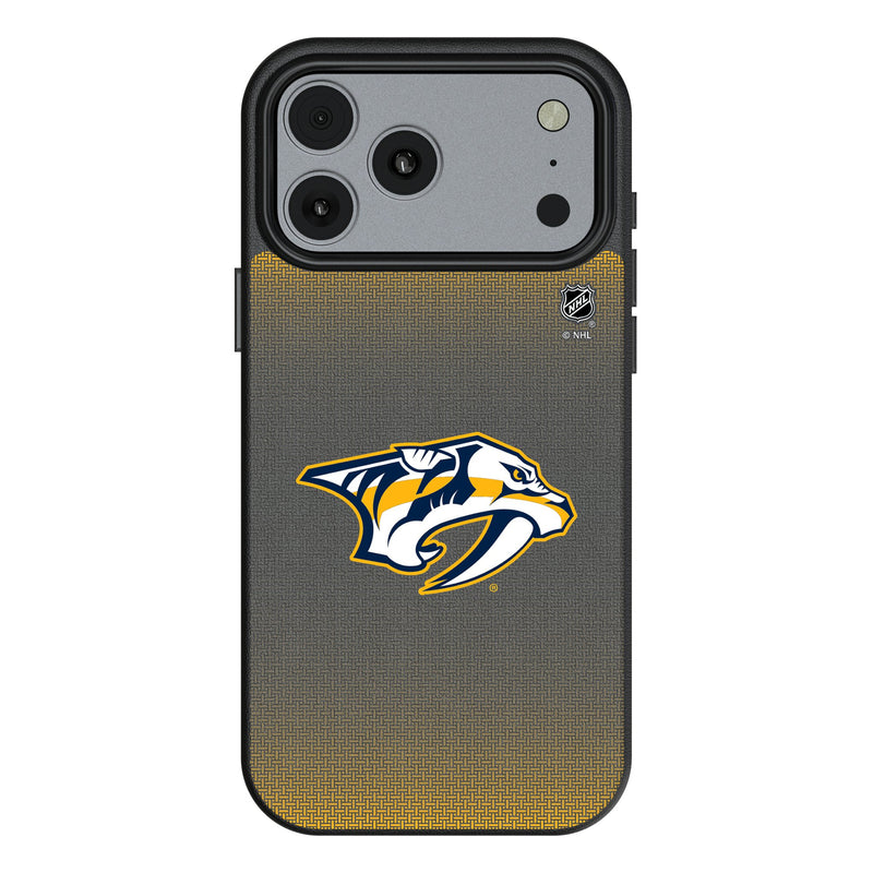 Nashville Predators Linen iPhone MagSafe Compatible Phone Case for Apple iPhone