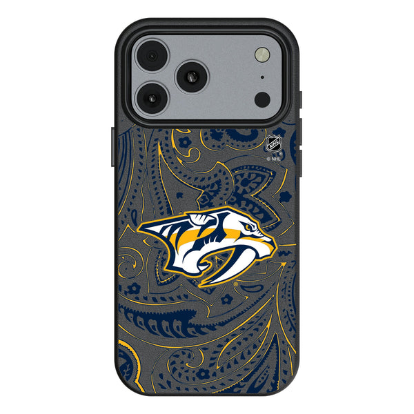Nashville Predators Paisley iPhone MagSafe Compatible Phone Case for Apple iPhone