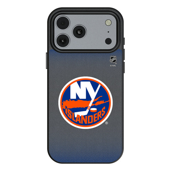 New York Islanders Linen iPhone MagSafe Compatible Phone Case for Apple iPhone