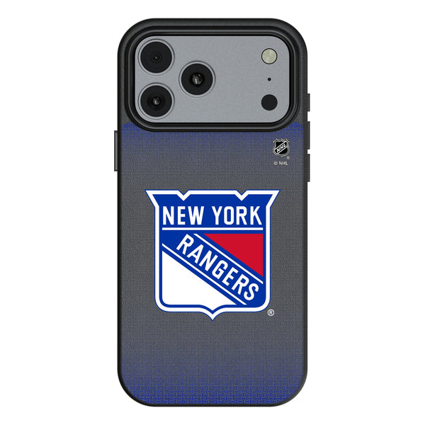 New York Rangers Linen iPhone MagSafe Compatible Phone Case for Apple iPhone