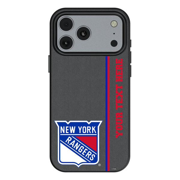New York Rangers Personalized Sidebard iPhone MagSafe Compatible Phone Case for Apple iPhone