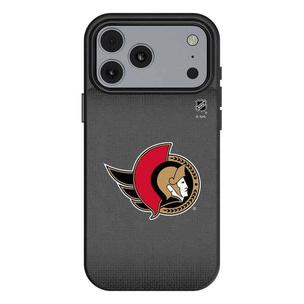 Ottawa Senators Linen iPhone MagSafe Compatible Phone Case for Apple iPhone
