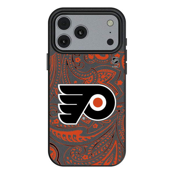 Philadelphia Flyers Paisley iPhone MagSafe Compatible Phone Case for Apple iPhone