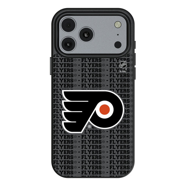 Philadelphia Flyers Text Backdrop iPhone MagSafe Compatible Phone Case for Apple iPhone