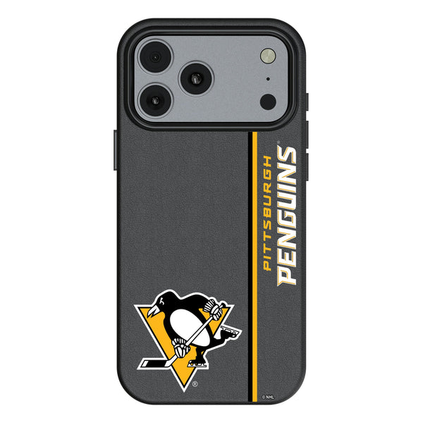 Pittsburgh Penguins Sidebar iPhone MagSafe Compatible Phone Case for Apple iPhone