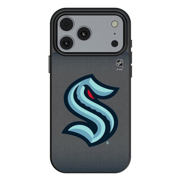 Seattle Kraken Linen iPhone MagSafe Compatible Phone Case for Apple iPhone