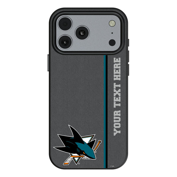 San Jose Sharks Personalized Sidebard iPhone MagSafe Compatible Phone Case for Apple iPhone