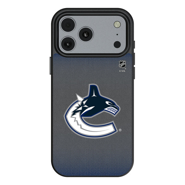 Vancouver Canucks Linen iPhone MagSafe Compatible Phone Case for Apple iPhone
