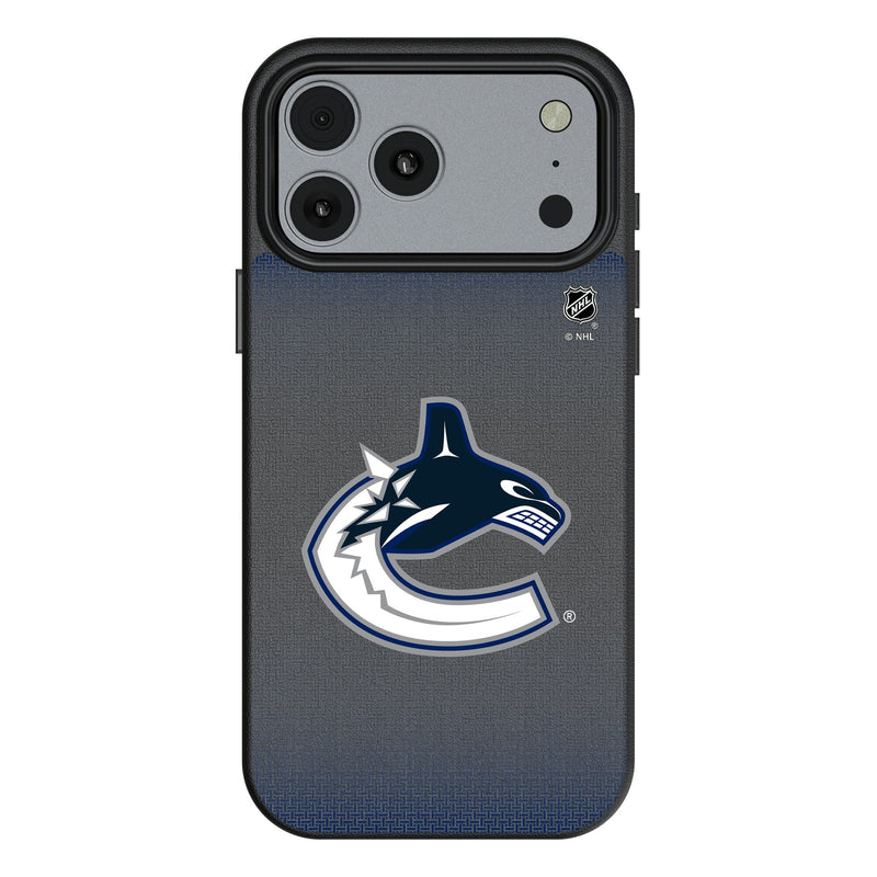 Vancouver Canucks Linen iPhone MagSafe Compatible Phone Case for Apple iPhone
