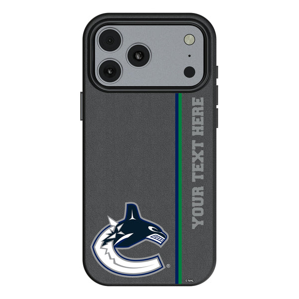 Vancouver Canucks Personalized Sidebard iPhone MagSafe Compatible Phone Case for Apple iPhone