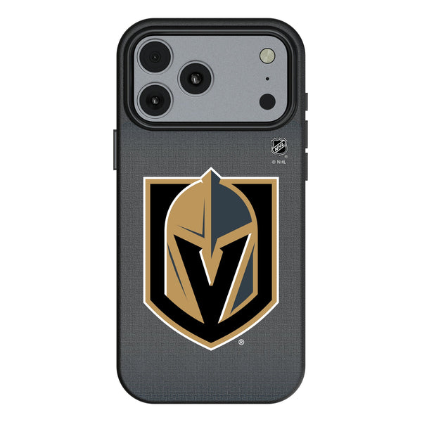 Vegas Golden Knights Linen iPhone MagSafe Compatible Phone Case for Apple iPhone