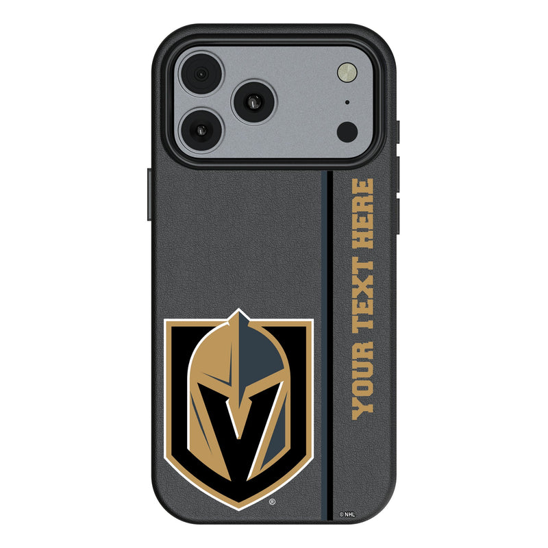 Vegas Golden Knights Personalized Sidebard iPhone MagSafe Compatible Phone Case for Apple iPhone