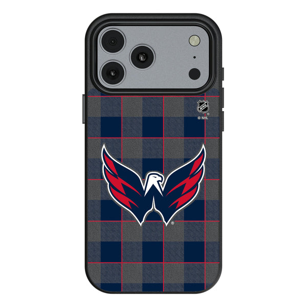 Washington Capitals Plaid iPhone MagSafe Compatible Phone Case for Apple iPhone