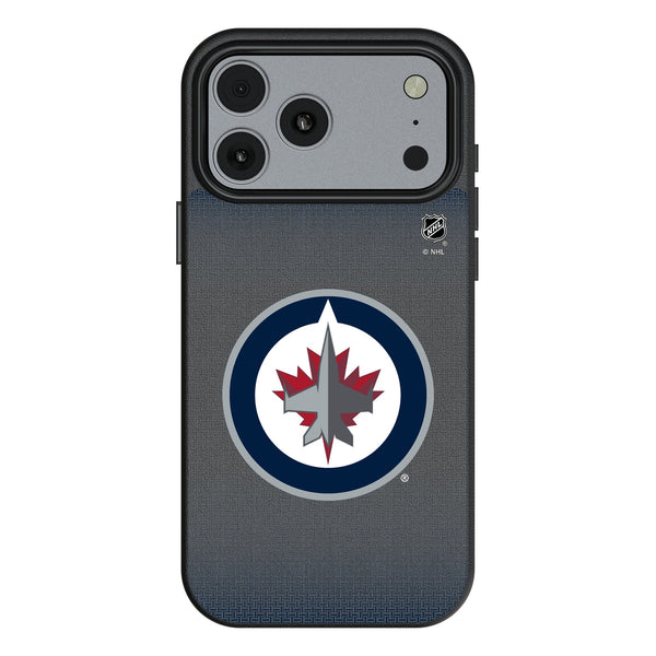 Winnipeg Jets Linen iPhone MagSafe Compatible Phone Case for Apple iPhone