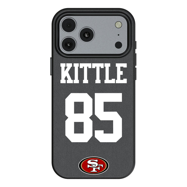 George Kittle San Francisco 49ers 85 Game Tactic iPhone MagSafe Compatible Phone Case for Apple iPhone