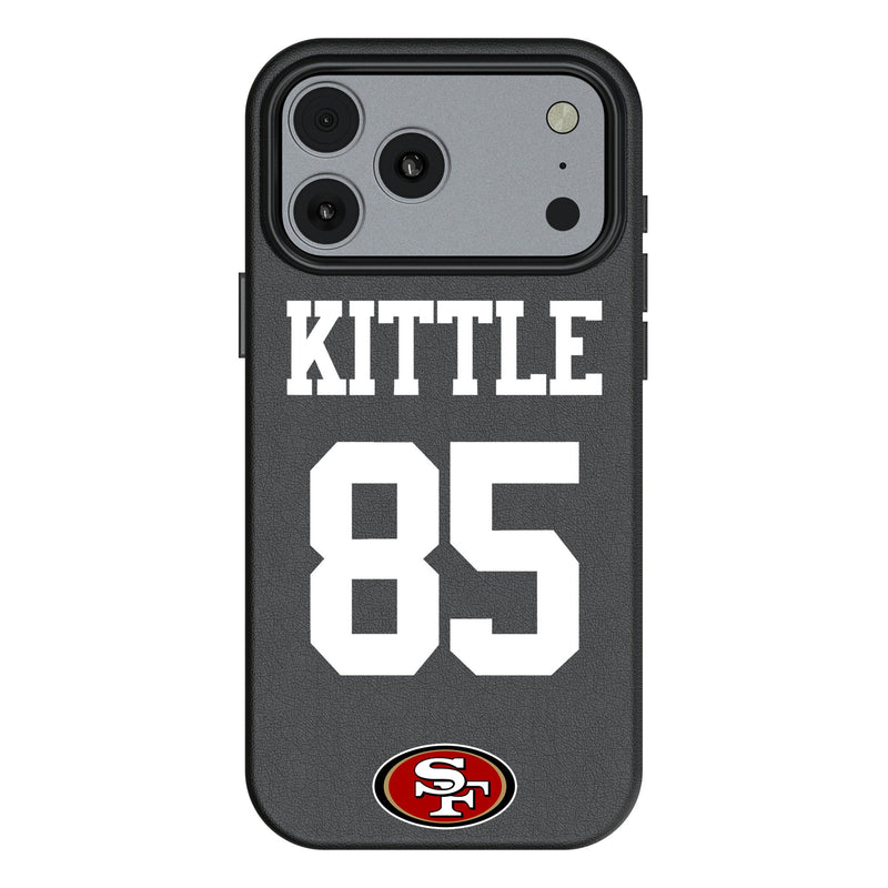 George Kittle San Francisco 49ers 85 Game Tactic iPhone MagSafe Compatible Phone Case for Apple iPhone