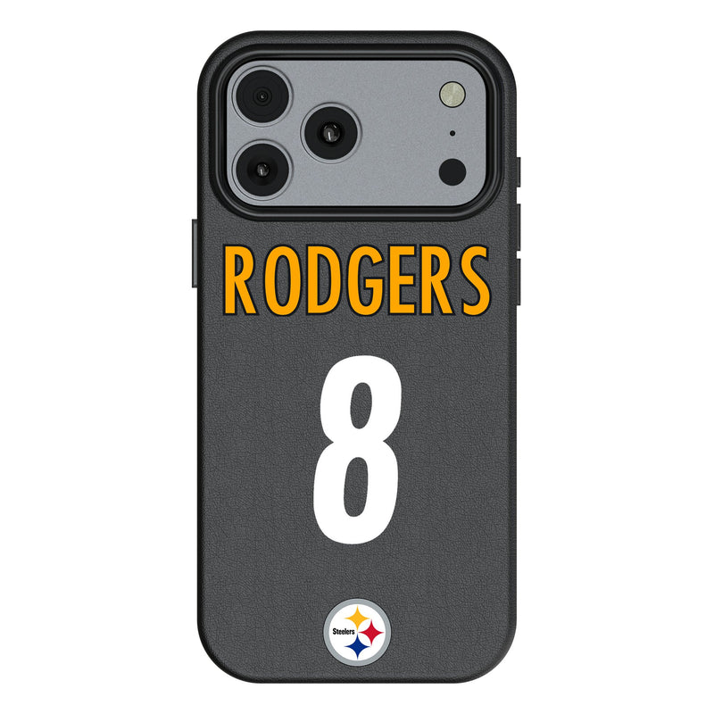 Aaron Rodgers Pittsburgh Steelers 8 Game Tactic iPhone MagSafe Compatible Phone Case for Apple iPhone