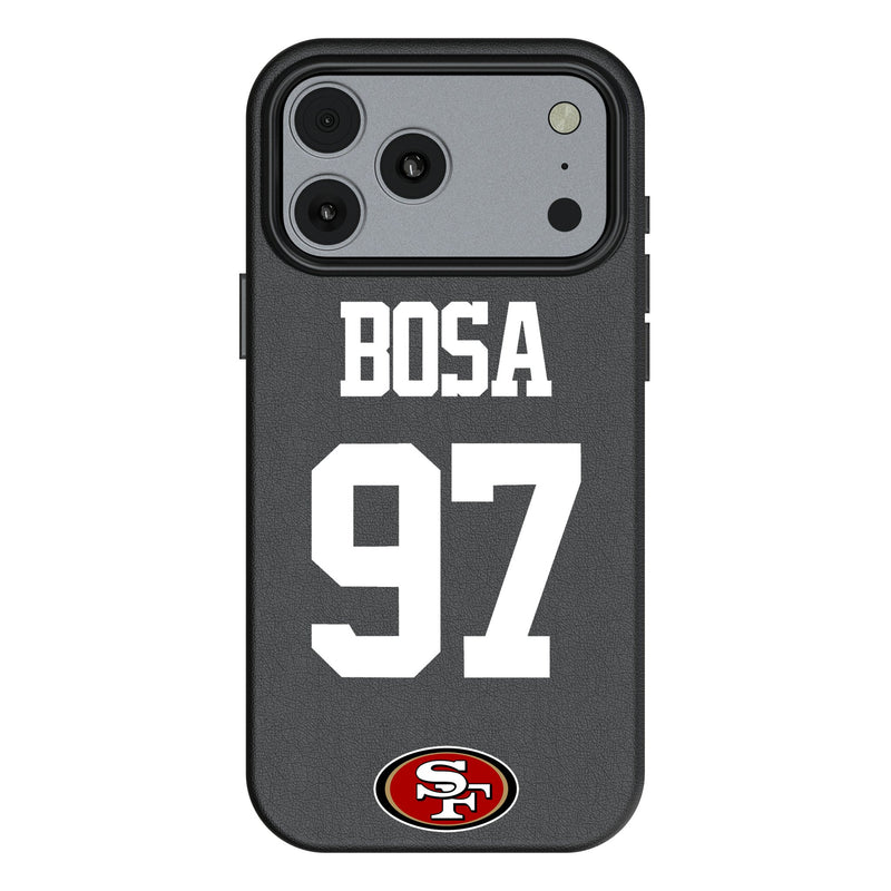 Nick Bosa San Francisco 49ers 97 Game Tactic iPhone MagSafe Compatible Phone Case for Apple iPhone