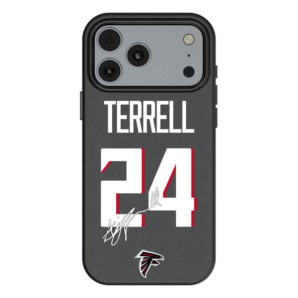 A.J. Terrell Atlanta Falcons 24 Game Tactic iPhone MagSafe Compatible Phone Case for Apple iPhone