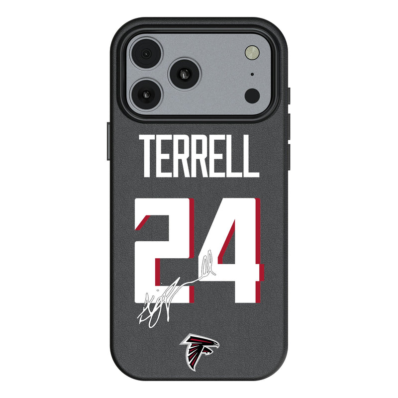 A.J. Terrell Atlanta Falcons 24 Game Tactic iPhone MagSafe Compatible Phone Case for Apple iPhone